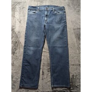 Levi's 504 Straight Leg Jean Men's Size 38x30 Dark Wash